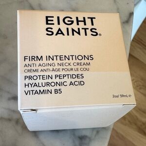 New In Box! Eight Saints Firm Intentions Neck Cream Anti Aging 2 oz
